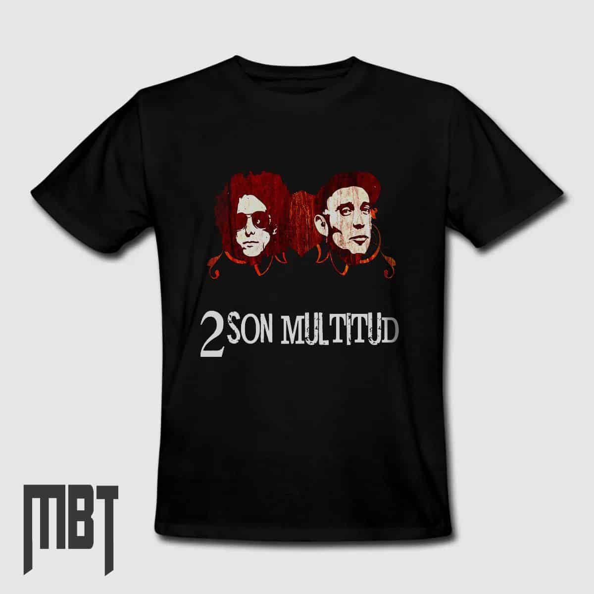 2 Son Multitud T-Shirt, 2 Son Multitud Tee-Shirt, Metal Merch