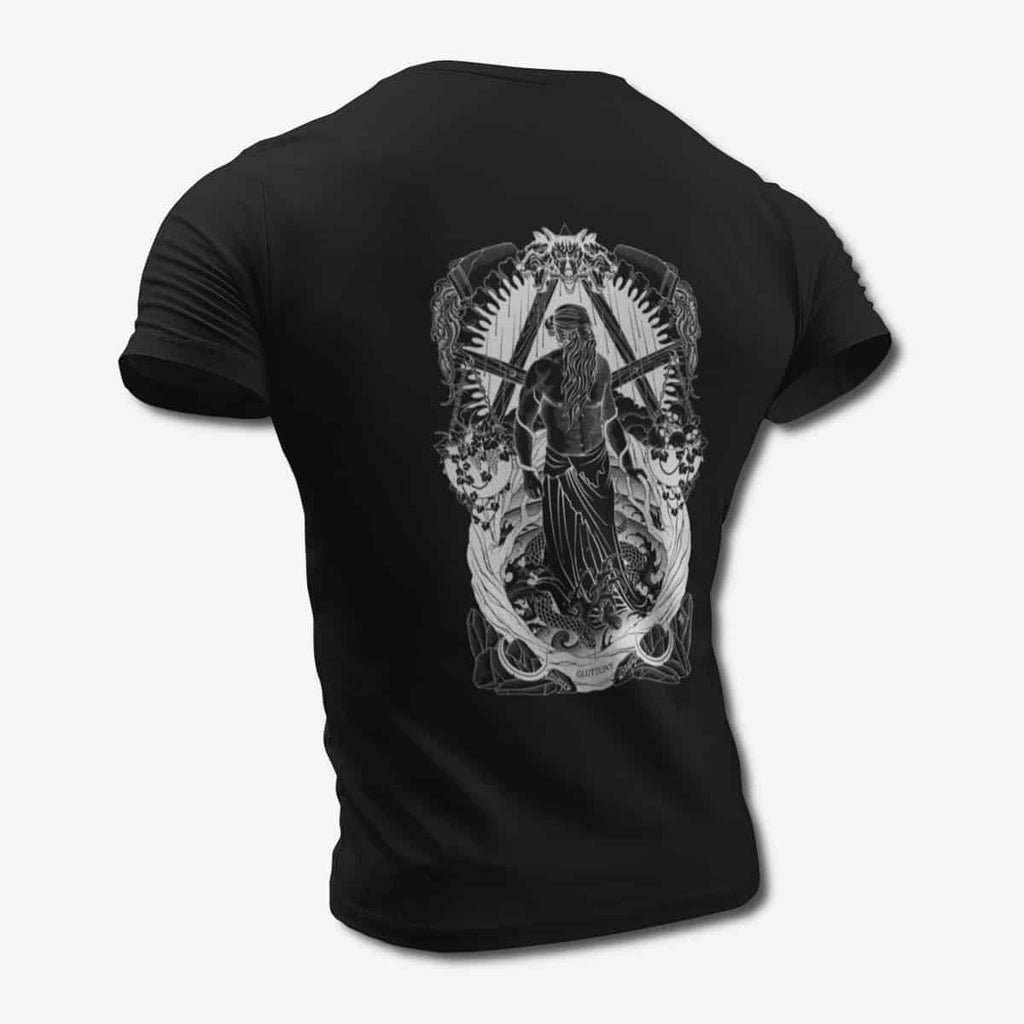 7 Deadly Sins T-Shirt, 7 Deadly Sins Gluttony Artwork Black T-Shirt