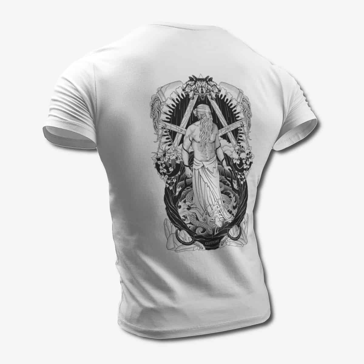 7 Deadly Sins T-Shirt, 7 Deadly Sins Gluttony Artwork White T-Shirt