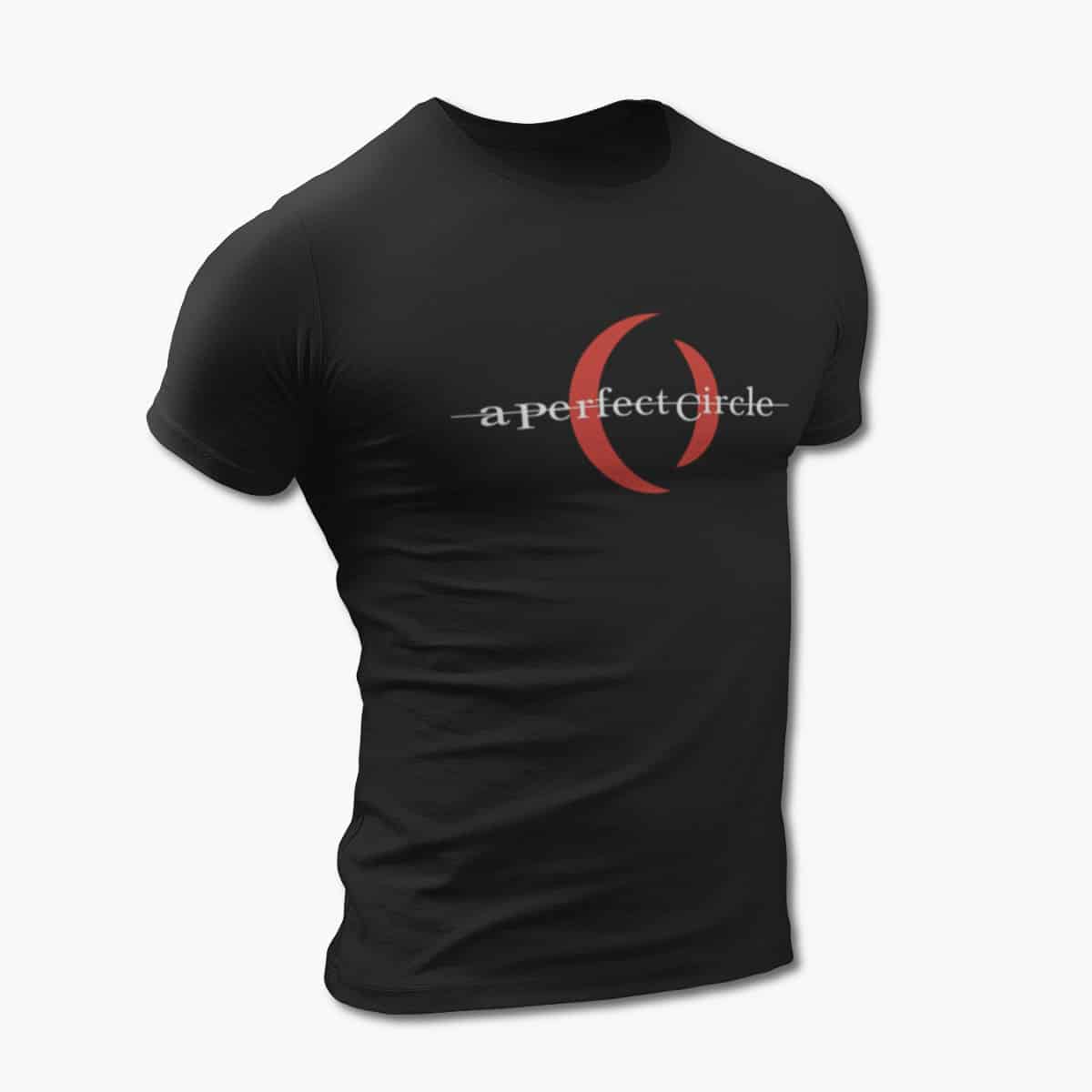 A Perfect Circle T-Shirt, A Perfect Circle Logo Black Tee Shirt, Hard Rock Merchandise