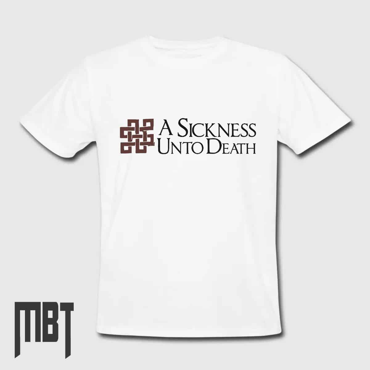 A Sickness Unto Death T-Shirt, A Sickness Unto Death Logo Tee-Shirt, Metal Merch