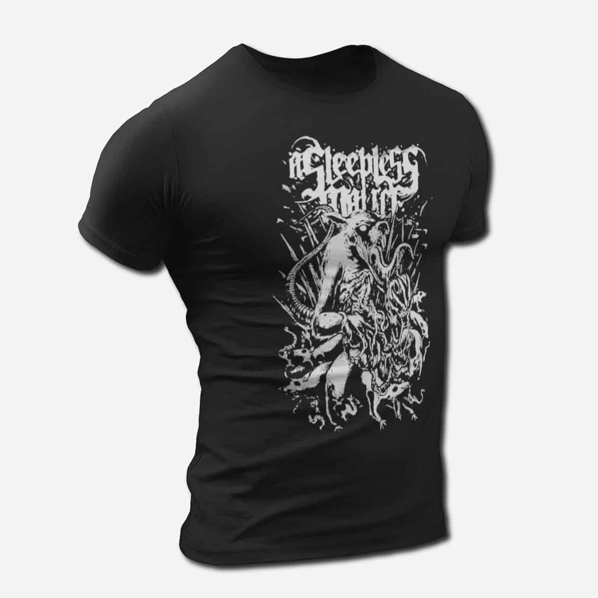 A Sleepless Malice Artwork T-Shirt, Melodic Death Metal Merch