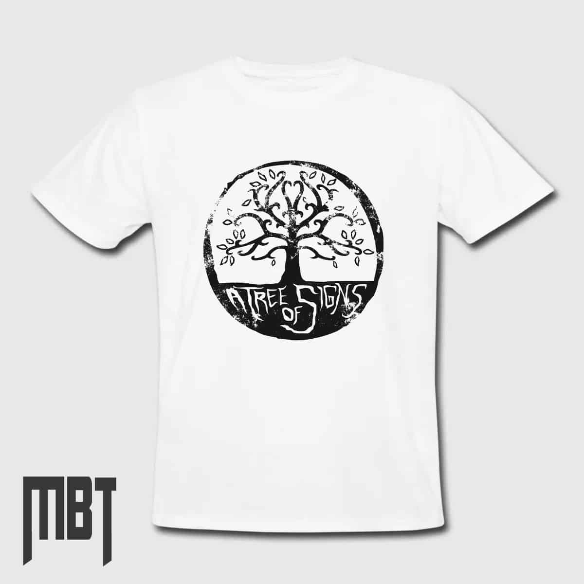 A Tree of Signs T-Shirt, A Tree of Signs Logo Tee-Shirt, Metal Merch