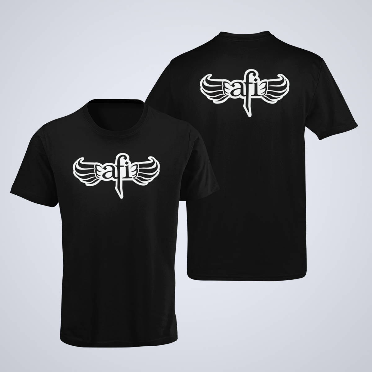 AFI T-Shirt, AFI Band Logo Black T-Shirt, Gothic Rock Merchandise