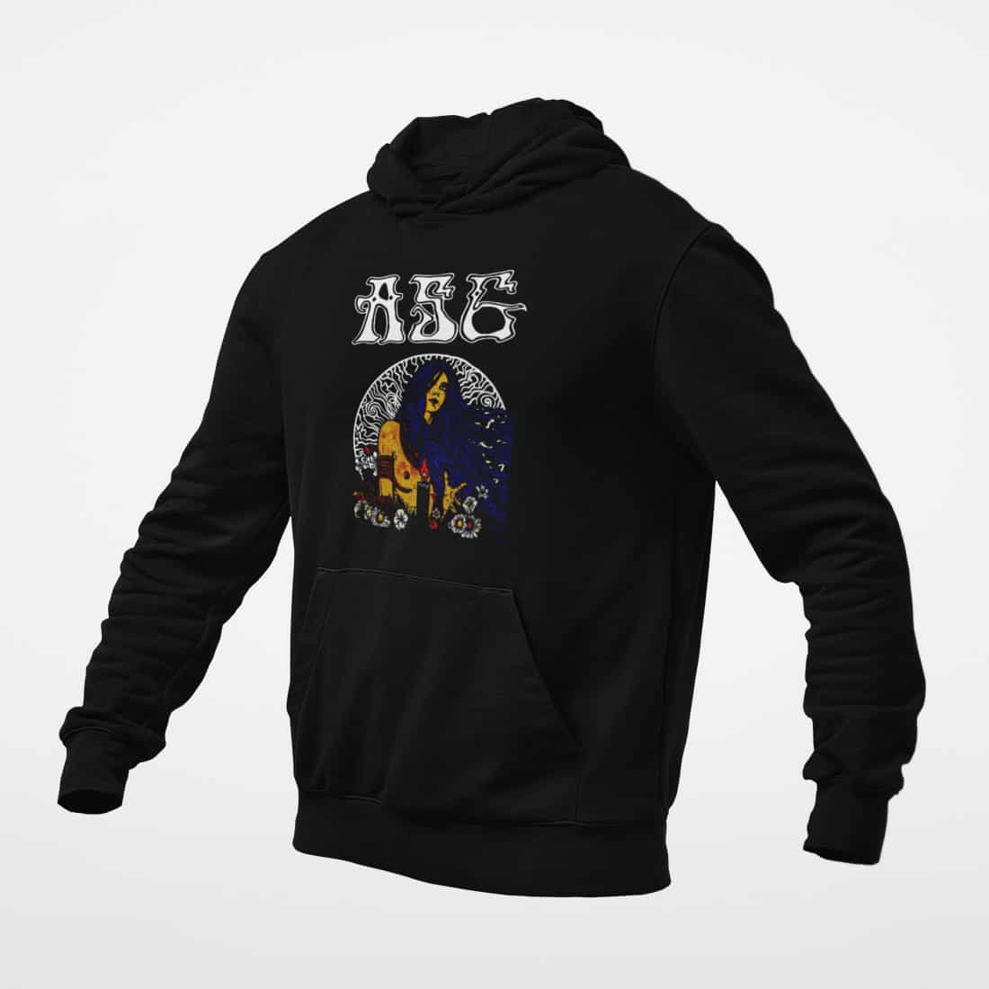 ASG Hoodie, ASG Survive Sunrise Black Hoodie, Stoner Metal Merchandise