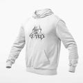 Abbey ov Thelema Hoodie, Abbey ov Thelema Logo White Hoodie, Avant-garde Black Metal Merchandise