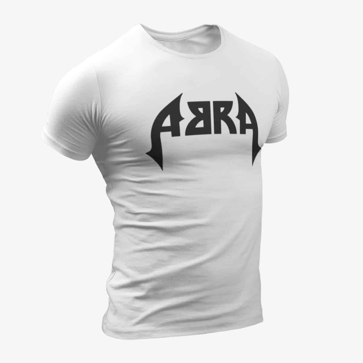 Abra T-Shirt, Abra Logo White T-Shirt, Hard Rock Merchandise