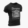 Abruptum Band T-Shirt, Abruptum De Profundis Mors Vas Cousumet Black Tee Shirt, Power Metal Merchandise