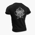 Abruptum Band T-Shirt, Abruptum Logo Black Tee Shirt, Power Metal Merchandise