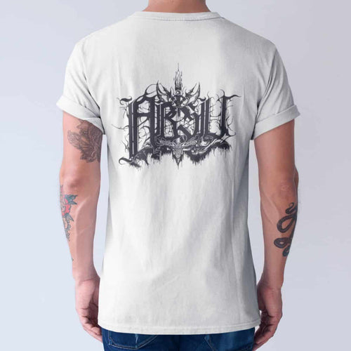 Absu Band T-Shirt, Absu Logo White Tee Shirt, Death Metal, Black Metal, Thrash Metal Merch