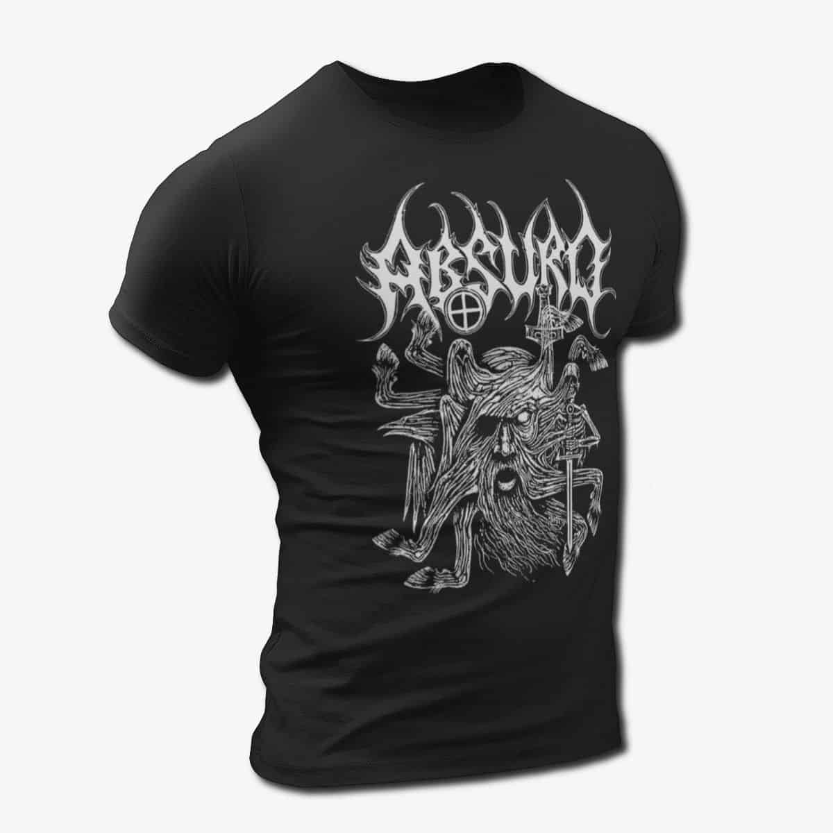 Absurd Band T-Shirt, Absurd Asgardsrei Artwork Tee Shirt, Black Metal Merch
