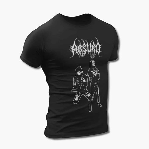 Absurd Band Logo T-Shirt, Black Metal Merch