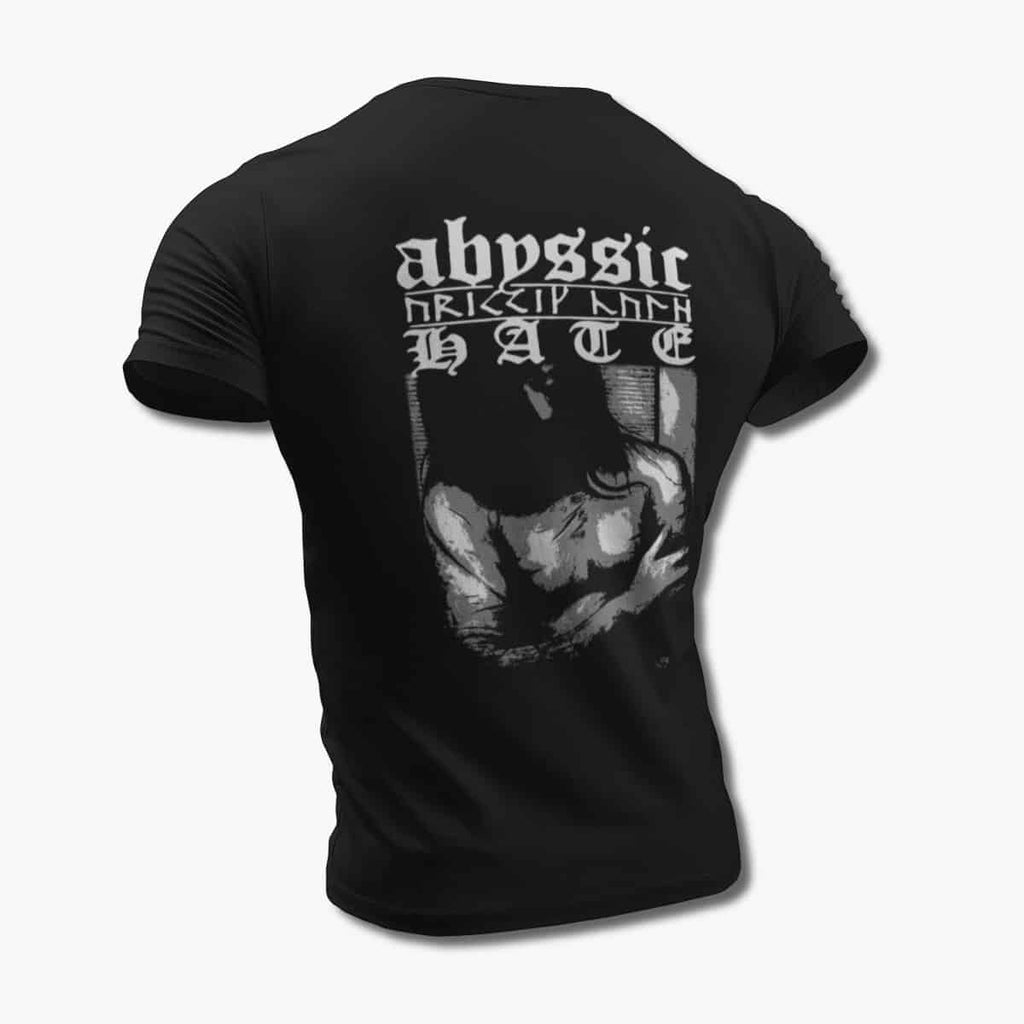 Abyssic Hate Band T-Shirt, Abyssic Hate Suicidal Emotions Black Tee Shirt, Black Metal Merchandise
