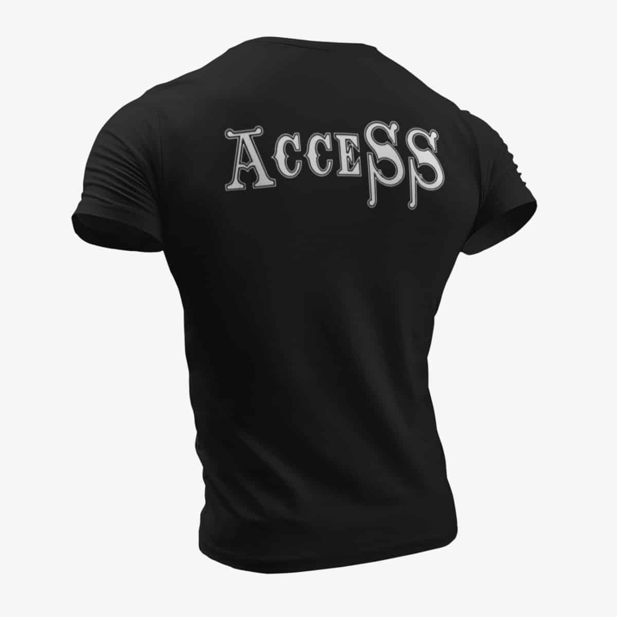 Access T-Shirt, Access Logo Black T-Shirt, Heavy Metal Merchandise
