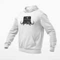 Acid Mammoth Hoodie, Acid Mammoth Logo White Hoodie, Metalcore Merchandise