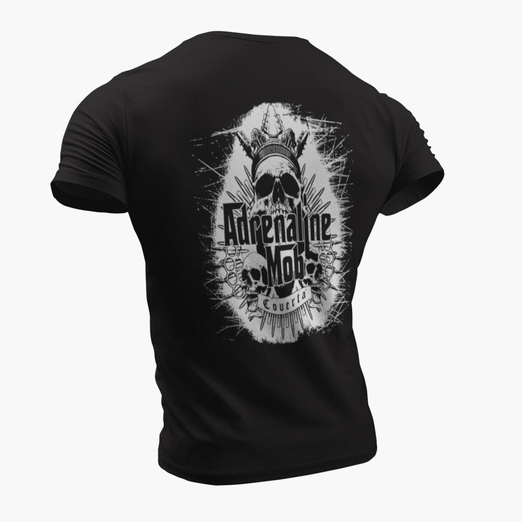 Adrenaline Mob T-Shirt, Adrenaline Mob Covertá Black Tee Shirt, Hard Rock Merchandise