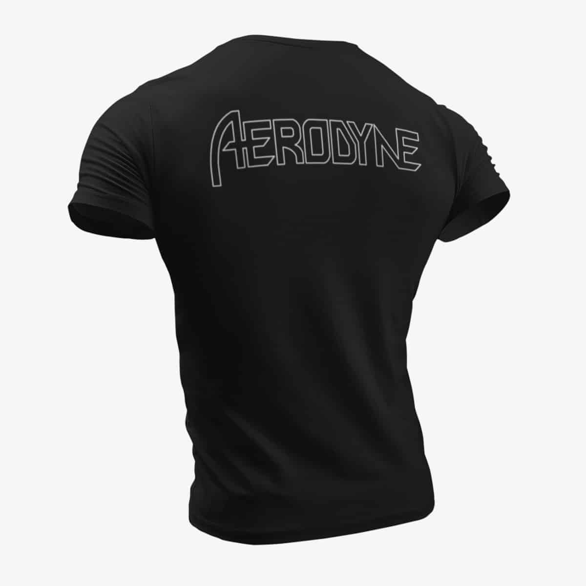 Aerodyne T-Shirt, Aerodyne Logo Black T-Shirt, Melodic Heavy Metal Merchandise