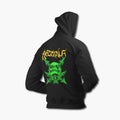 Aeternus Zip Hoodie, Aeternus Artwork Black Zip Sweatshirt