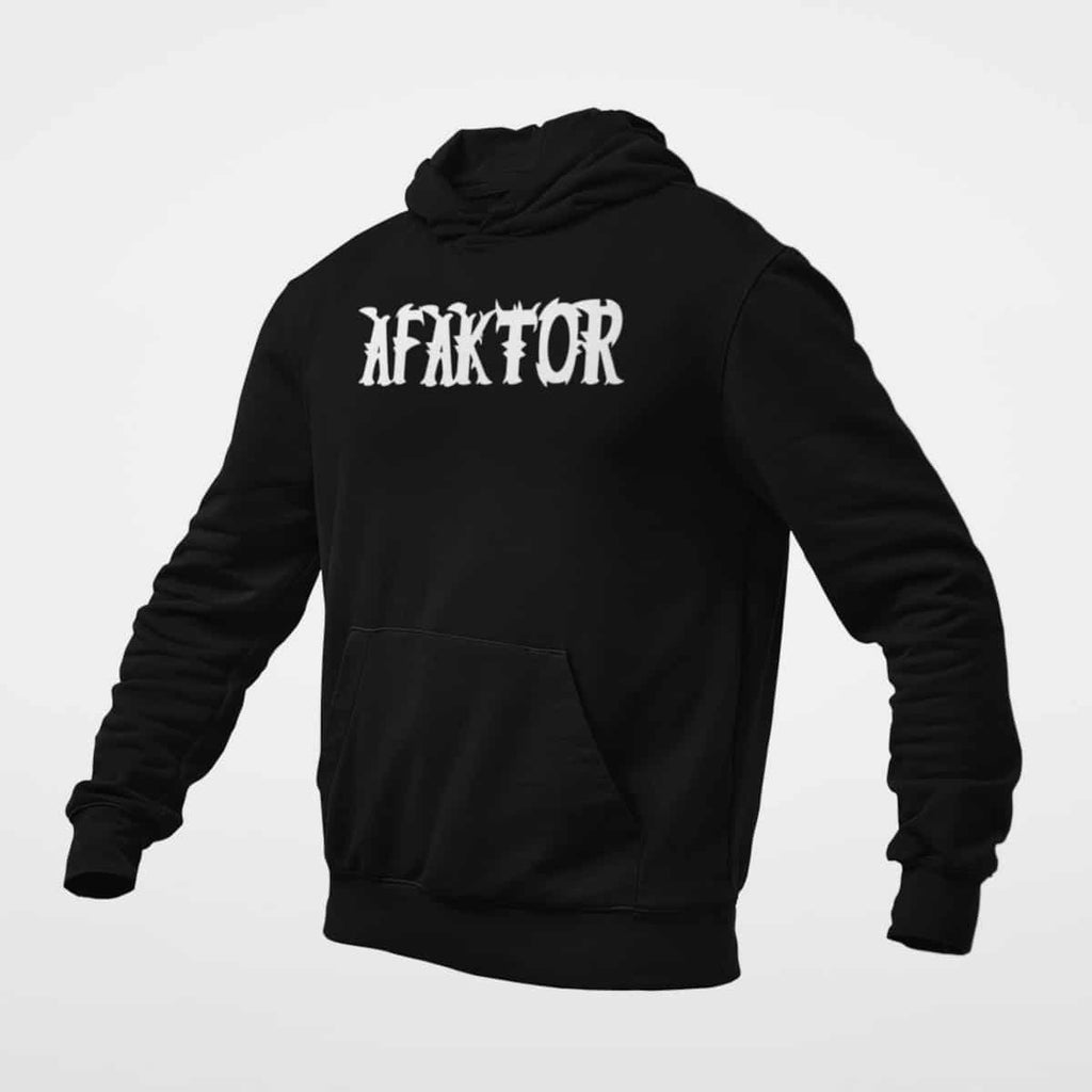 Afaktor Hoodie, Afaktor Logo Black Hoodie, Hard Rock Merchandise