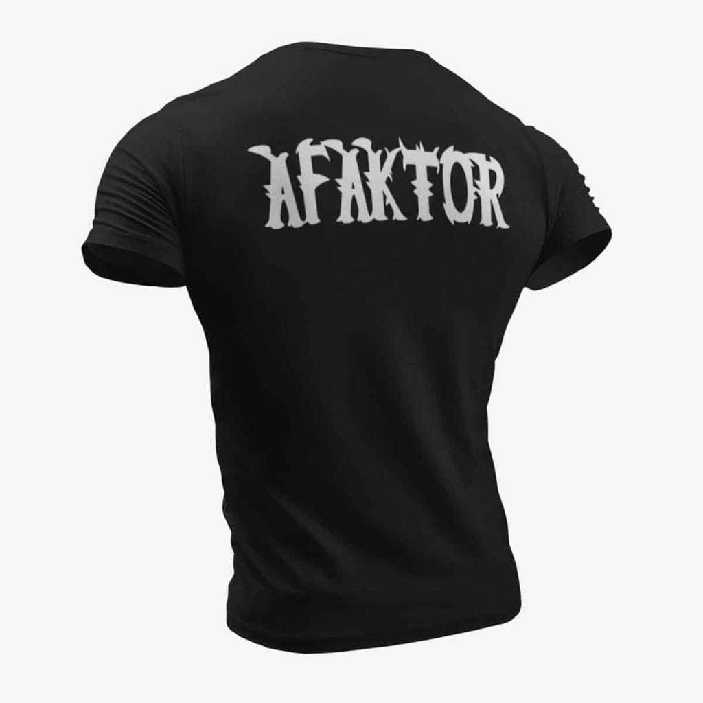 Afaktor T-Shirt, Afaktor Logo Black T-Shirt, Hard Rock Merchandise