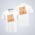 Agent Orange T-Shirt, Agent Orange Band Logo White T-Shirt, Hard Rock Merchandise