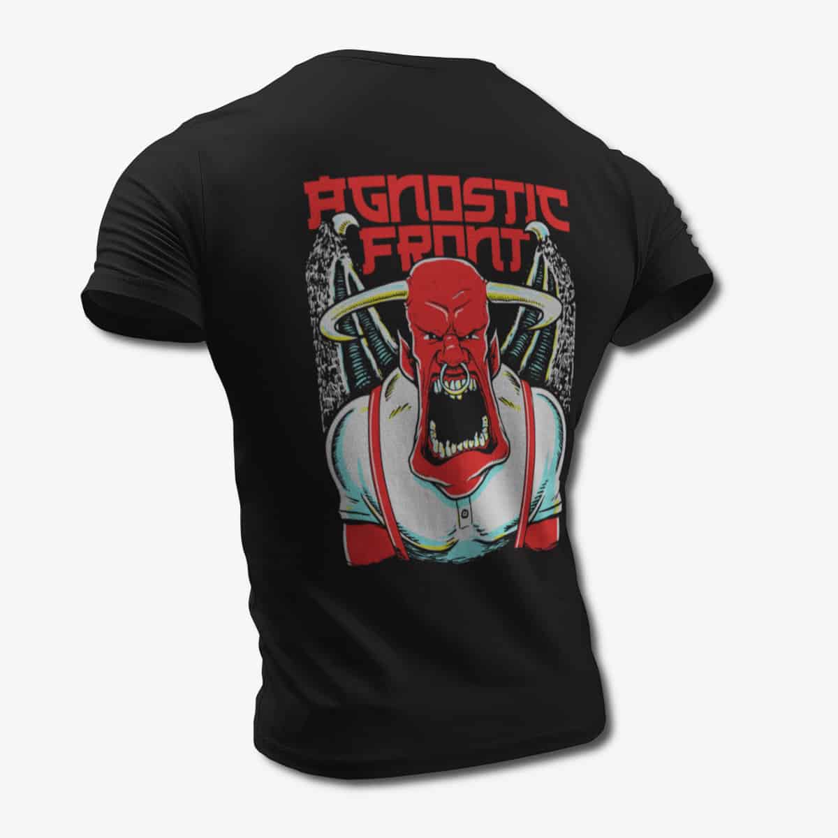 Agnostic Front T-Shirt, Agnostic Front Concert Black T-Shirt, Thrash Metal Merchandise