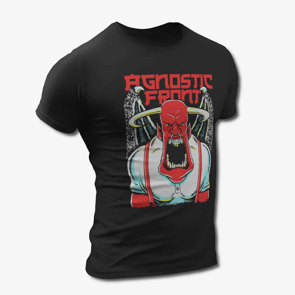 Agnostic Front T-Shirt, Agnostic Front Concert Black T-Shirt, Thrash Metal Merchandise