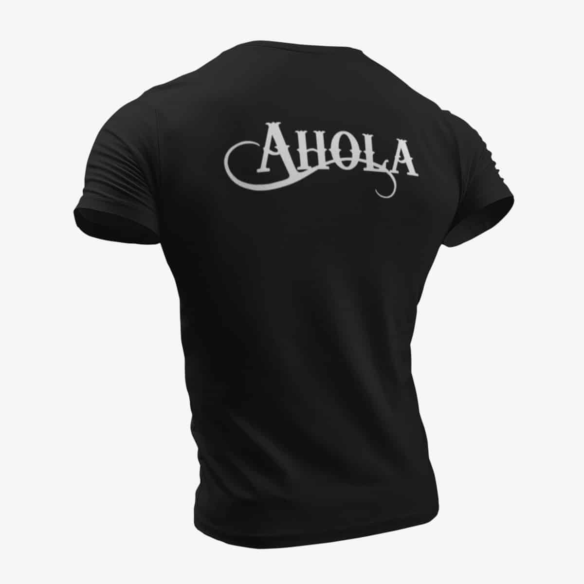 Ahola T-Shirt, Ahola Logo Black T-Shirt, Hard Rock Merchandise