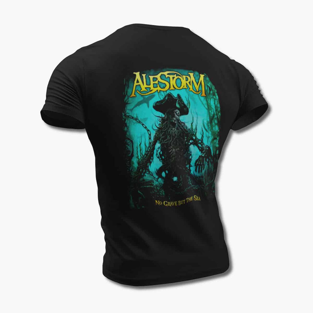 Alestorm Band T-Shirt, Alestorm No Grave But The Sea Tee-Shirt, Metal Merch