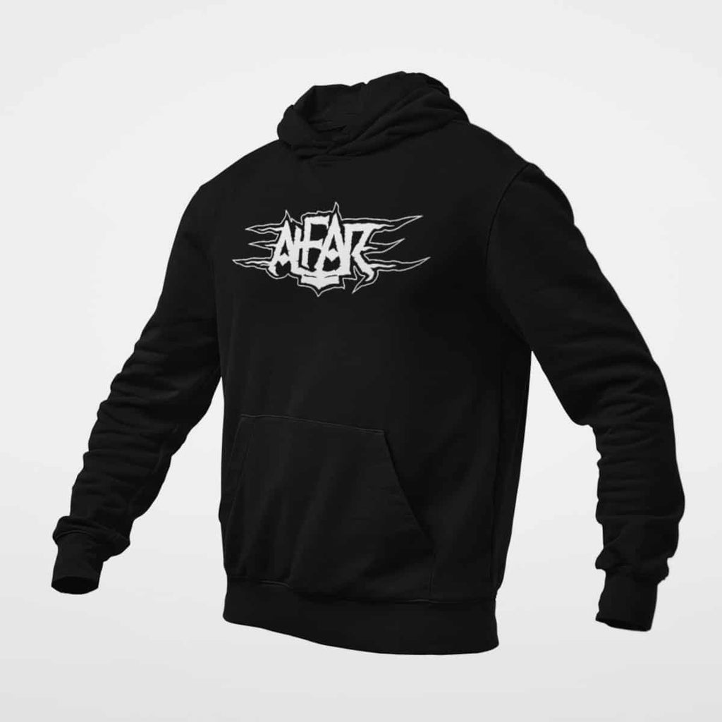 Alfar Hoodie, Alfar Logo Black Hoodie, Viking Metal Merchandise