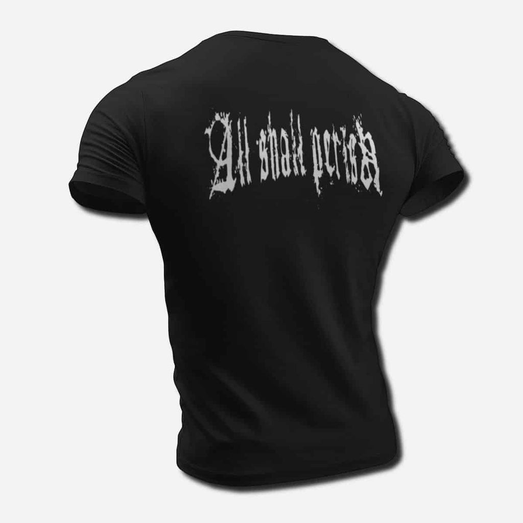 All Shall Perish Band T-Shirt, All Shall Perish Logo Tee Shirt, Deathcore Metal Merch