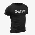 Almost Honest T-Shirt, Almost Honest Logo Black T-Shirt, Stoner Metal Merchandise