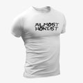 Almost Honest T-Shirt, Almost Honest Logo White T-Shirt, Stoner Metal Merchandise