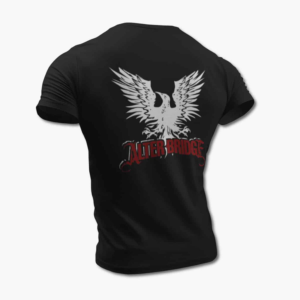 Alter Bridge T-Shirt, Alter Bridge Blackbird Black Tee Shirt, Hard Rock Merchandise