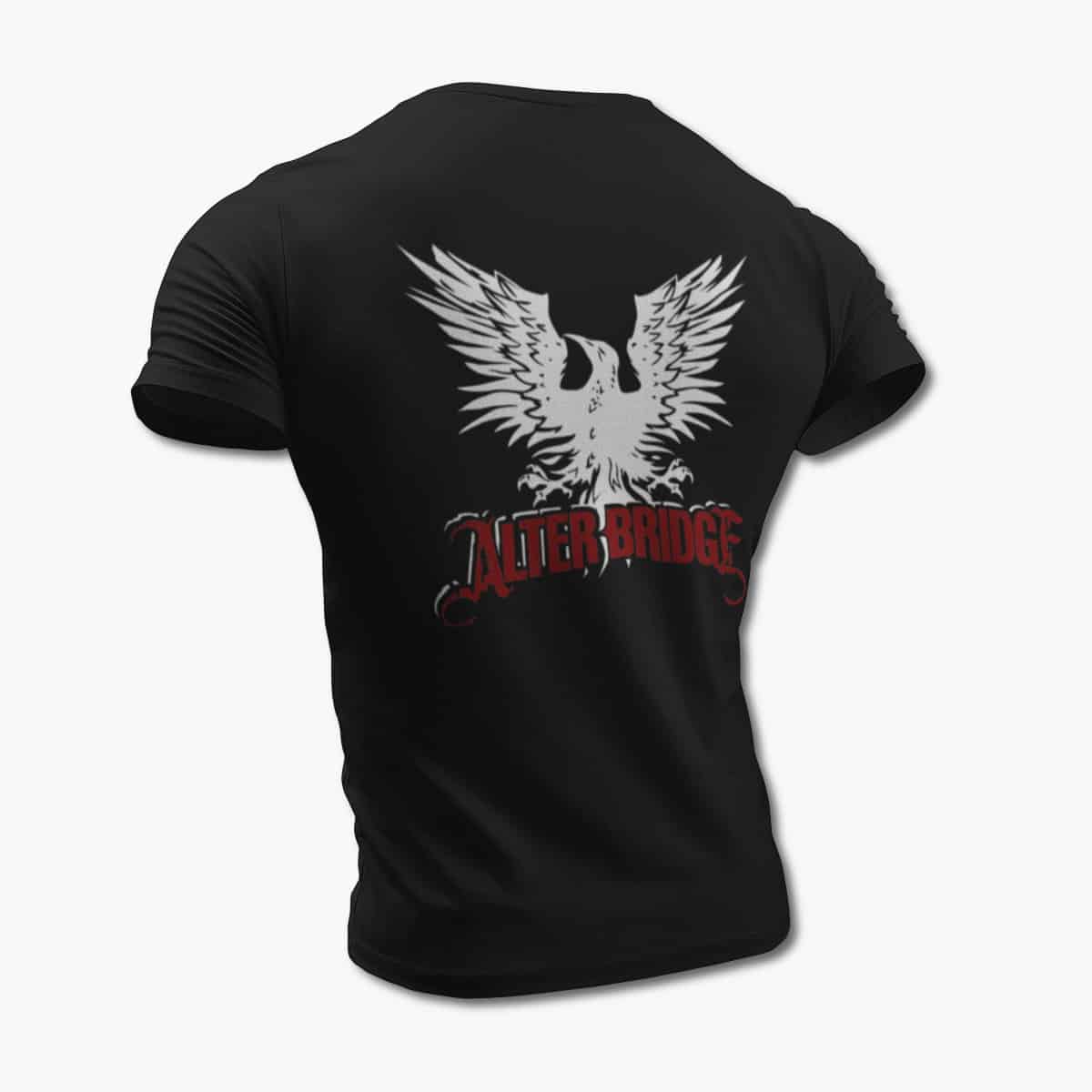 Alter Bridge T-Shirt, Alter Bridge Blackbird Black Tee Shirt, Hard Rock Merchandise