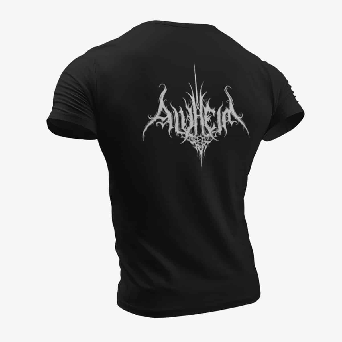 Alvheim T-Shirt, Alvheim Logo Black T-Shirt, Viking Metal Merchandise