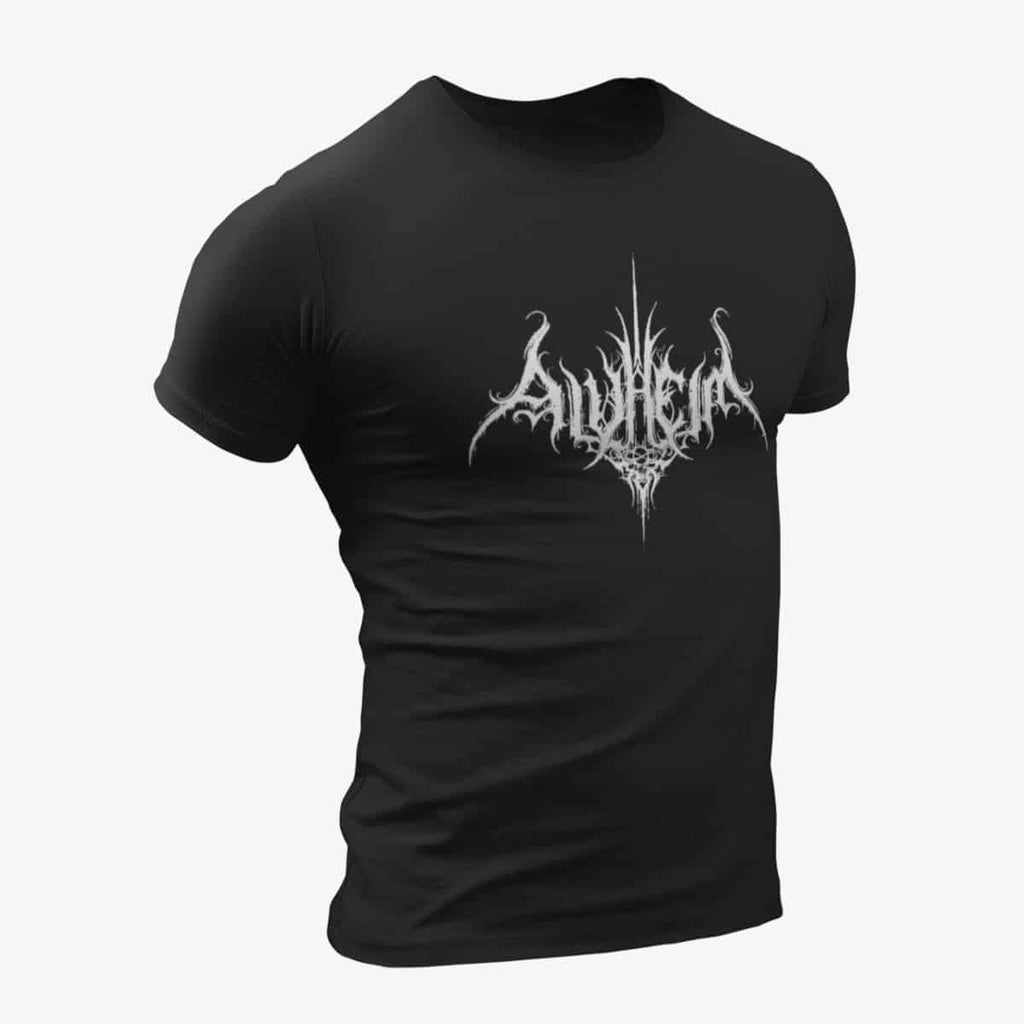 Alvheim T-Shirt, Alvheim Logo Black T-Shirt, Viking Metal Merchandise