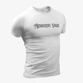 Amberian Dawn T-Shirt, Amberian Dawn Logo White T-Shirt, Neoclassical Power Metal Merchandise