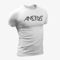 Amethyst T-Shirt, Amethyst Logo White T-Shirt, Hard Rock Merchandise