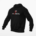 AnVision Hoodie, AnVision Logo Black Hoodie, Progressive Metal Merchandise