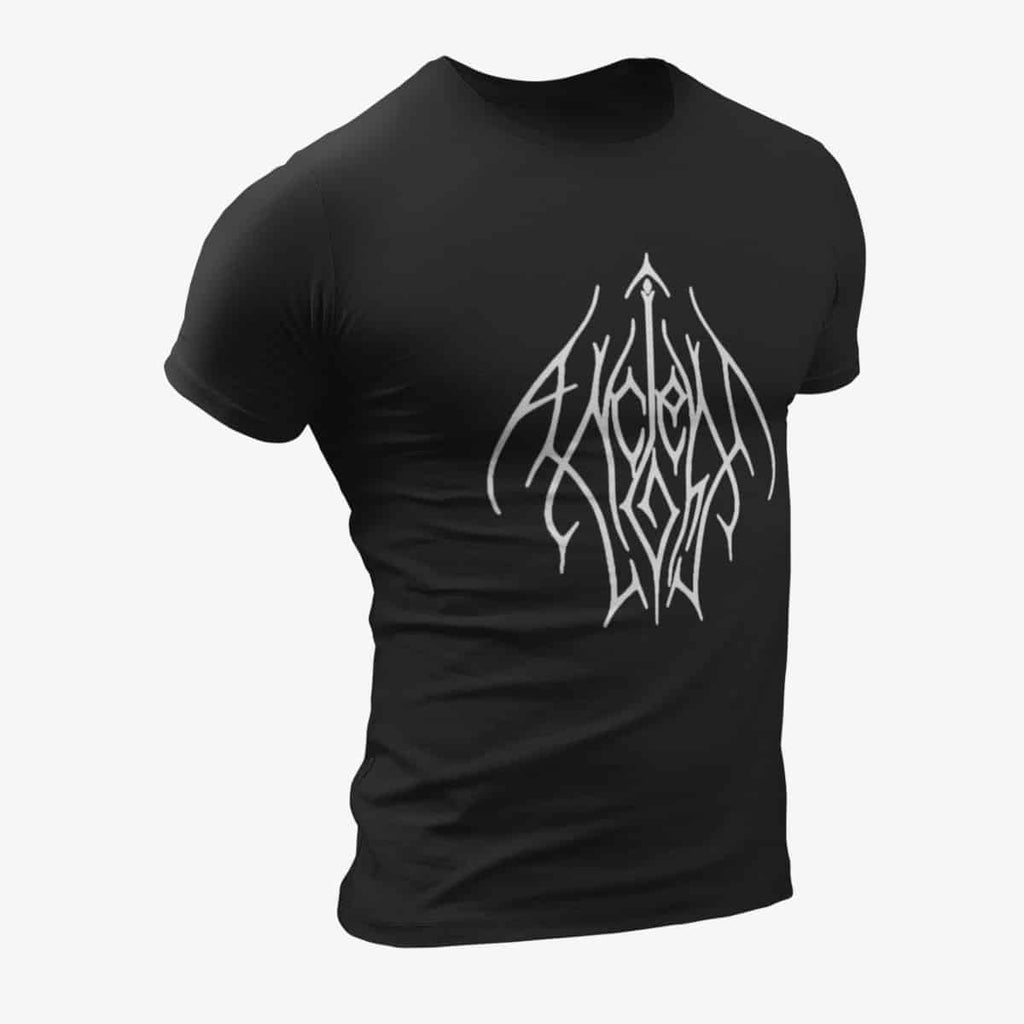 Ancient Light T-Shirt, Ancient Light Logo Black T-Shirt, Viking Metal Merchandise