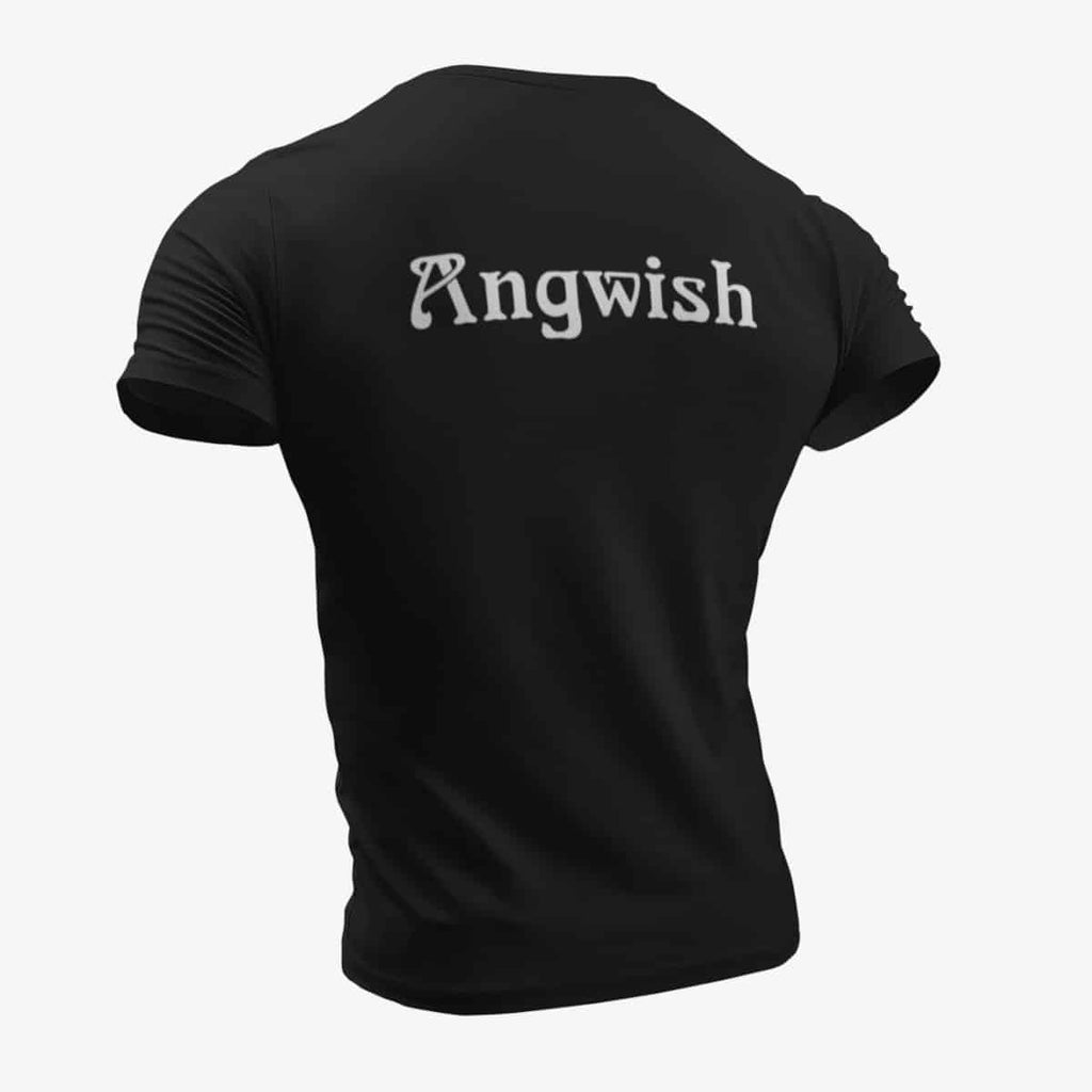 Angwish T-Shirt, Angwish Logo Black T-Shirt, Progressive Metal Merchandise