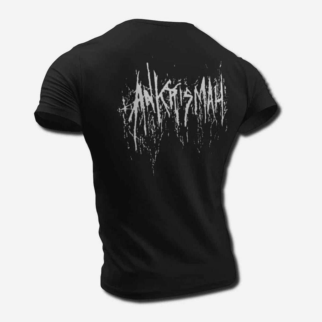 Ankrismah Band T-Shirt, Ankrismah Logo Tee Shirt, Black Metal Merch