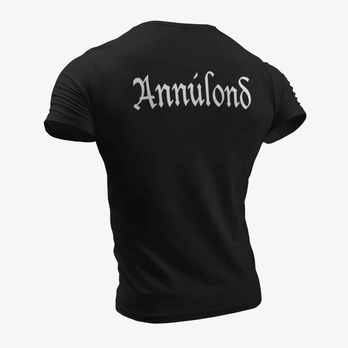Annúlond T-Shirt, Annúlond Logo Black T-Shirt, Viking Metal Merchandise