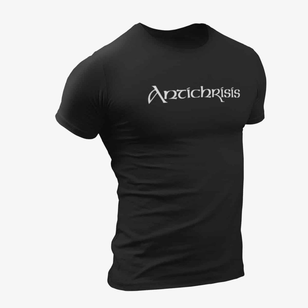 Antichrisis T-Shirt, Antichrisis Logo Black T-Shirt, Black Metal Merchandise