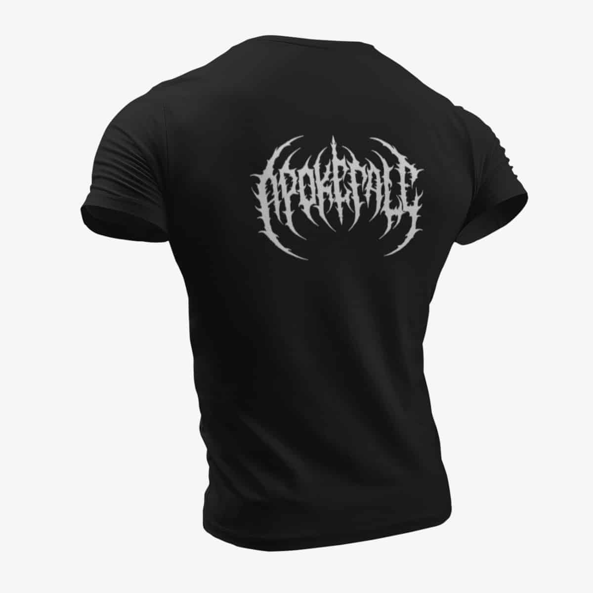 Apokefale T-Shirt, Apokefale Logo Black T-Shirt, Metalcore Merchandise