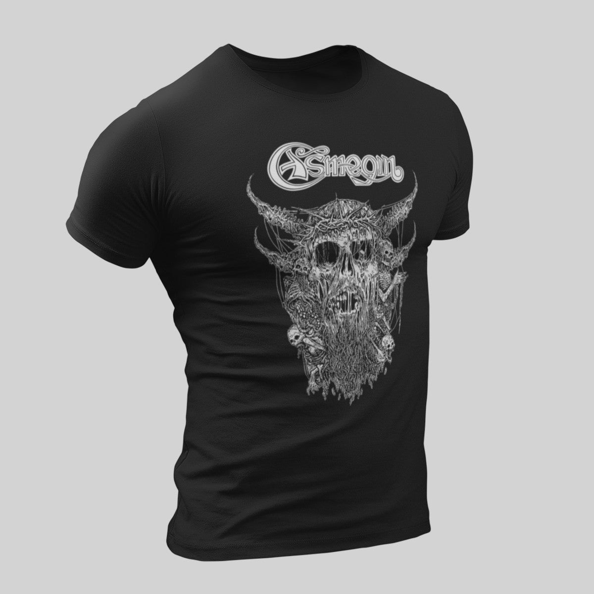 Asmegin T-Shirt, Asmegin Artwork Black T-Shirt