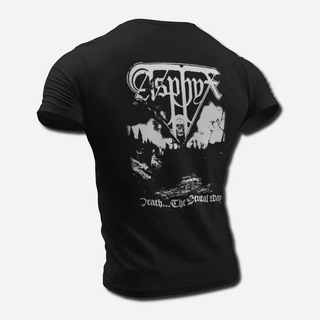 Asphyx Band T-Shirt, Asphyx Death the Brutal Way Tee Shirt, Death Metal, Doom Metal Merch