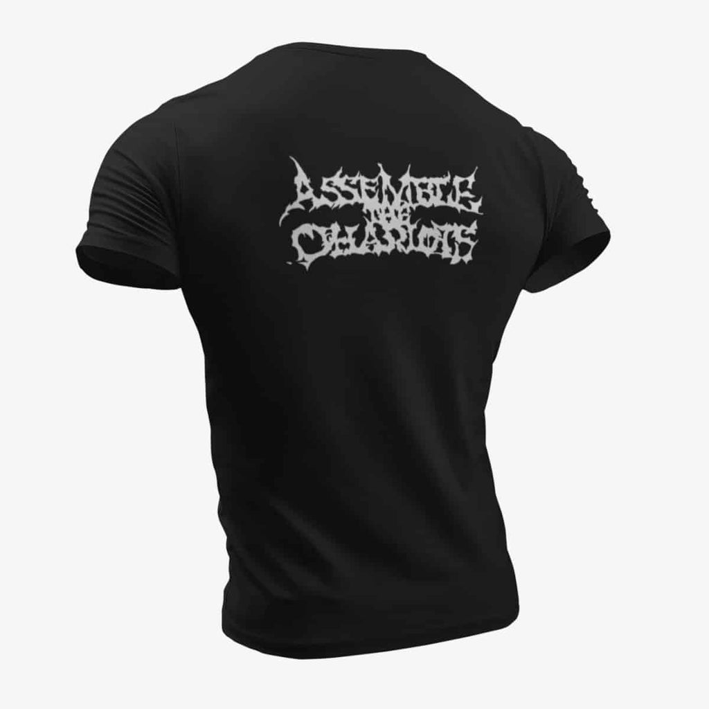Assemble the Chariots T-Shirt, Assemble the Chariots Logo Black T-Shirt, Symphonic Black Metal Merchandise
