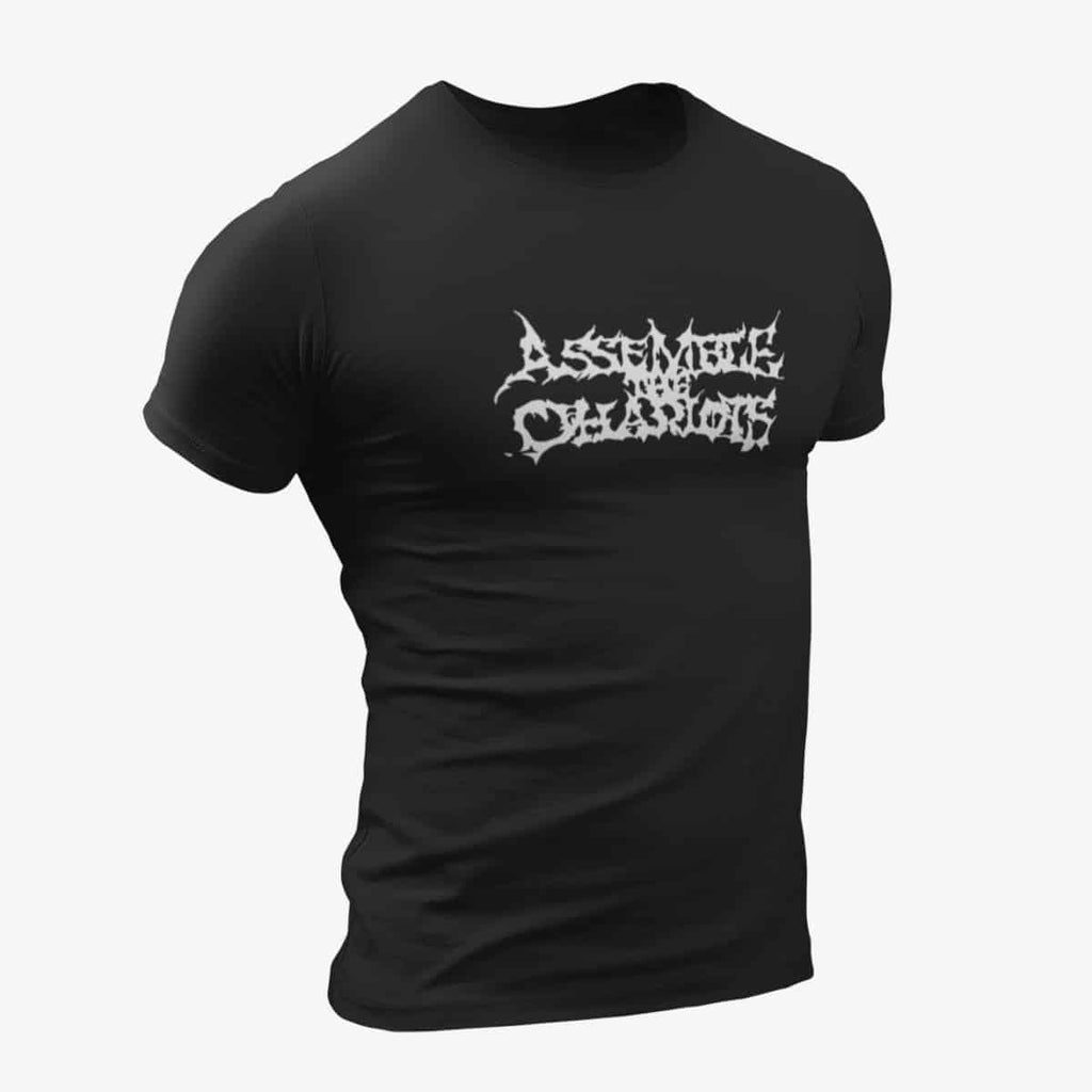Assemble the Chariots T-Shirt, Assemble the Chariots Logo Black T-Shirt, Symphonic Black Metal Merchandise
